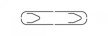 Комплект Бирка в рулоне ФСТ-150-7175-515, БЕЛЫЙ, 5х25мм, 1шт./ряд, 4 тыс.шт.+риббон